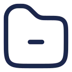 Remove Folder SVG Icon